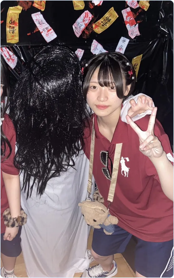 学校行事を楽しむ津田さん